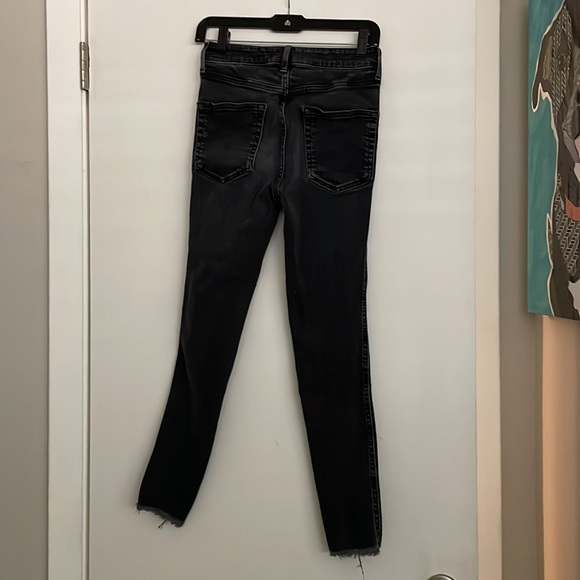 Free People Black Denim - Picture 2 of 3
